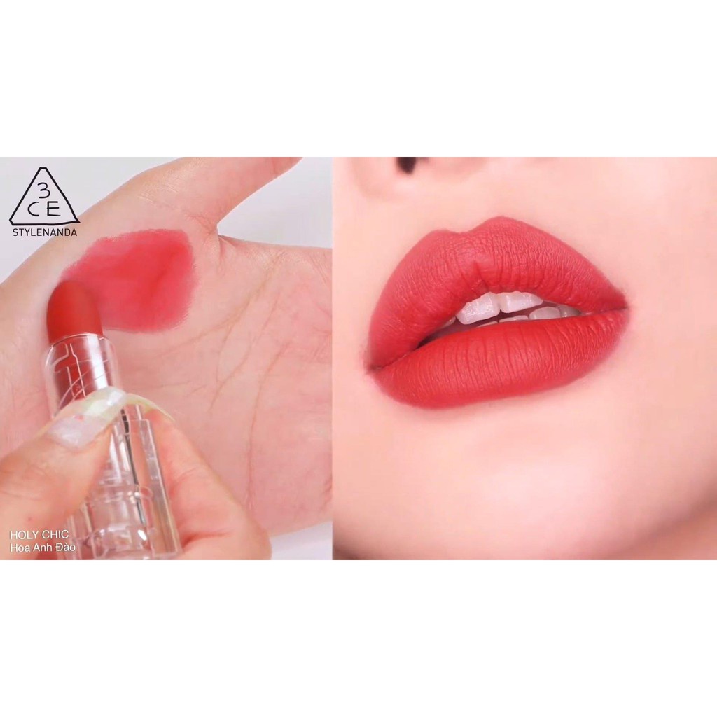 Son thỏi 3CE Soft Matte Lipstick lì mịn môi các màu