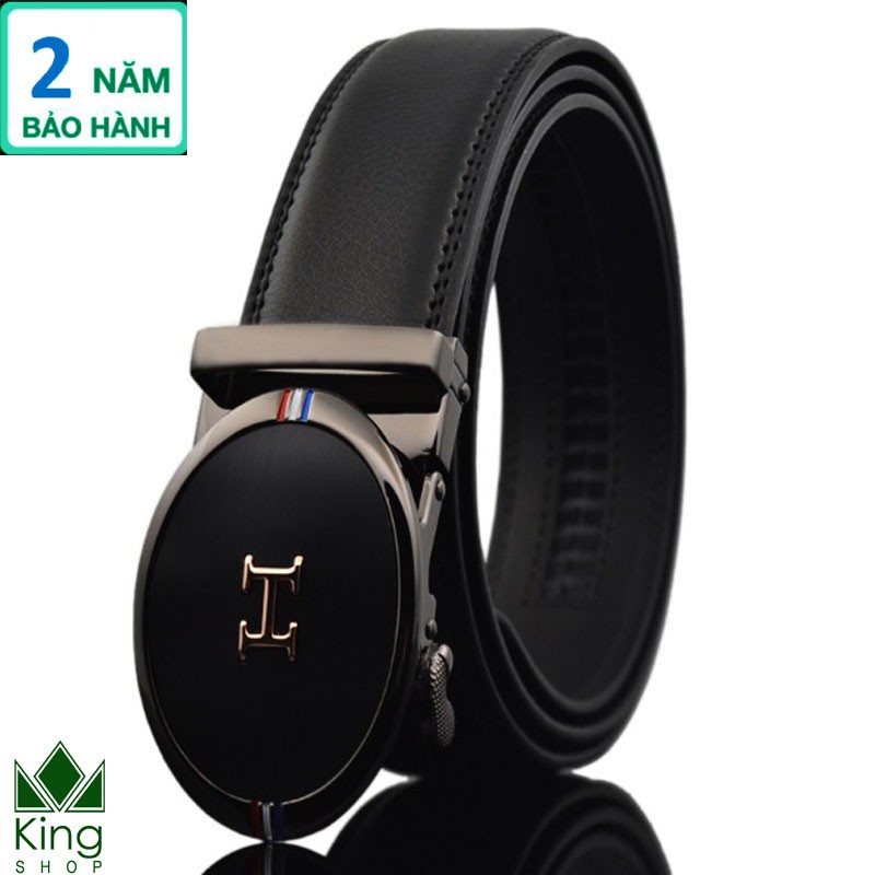 Thắt Lưng Dây Nịt Nam Da Bò 100% Khóa Tự Động H2- Đồ Da Kingshop