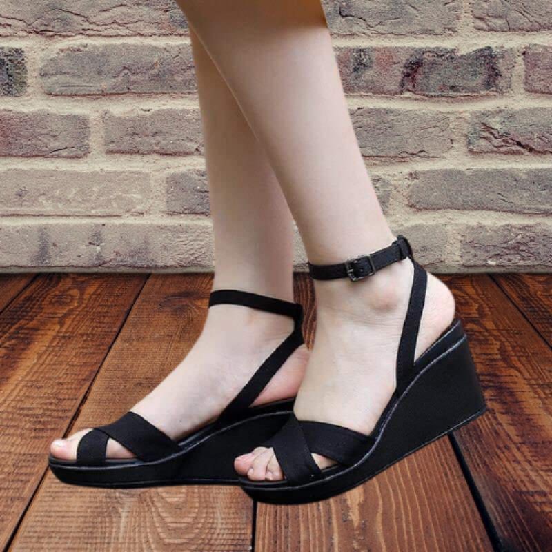 [Chính Hãng] Giày Sandal Nữ Đế Xuồng Women’s Leigh II Cross-Strap Ankle Wedge