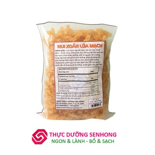 Nui lúa mạch (500gr) Nui Xoắn lúa mạch nguyên cám, không hóa chất phẩm màu