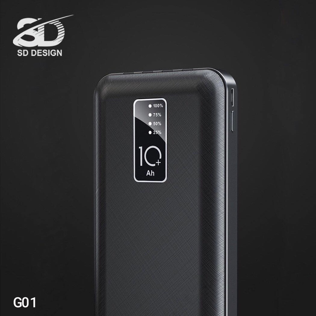 [ẢNH THẬT-CHÍNH HÃNG] Sạc dự phòng SD G01 - Pin dự phòng 10,000 mah, BẢO HÀNH 1 NĂM, 1 ĐỔI 1, sạc nhanh, gọn nhẹ