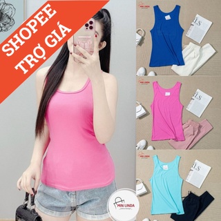 Áo ba lỗ nữ sát nách len tăm mềm mịn thoáng mát  form rộng, áo thun tanktop nam nữ 3 màu big size SHOP ME KEM