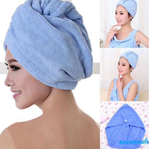 MICROFIBER Mũ Trùm Đầu Khi Tắm Tiện Dụng Cho Nữ