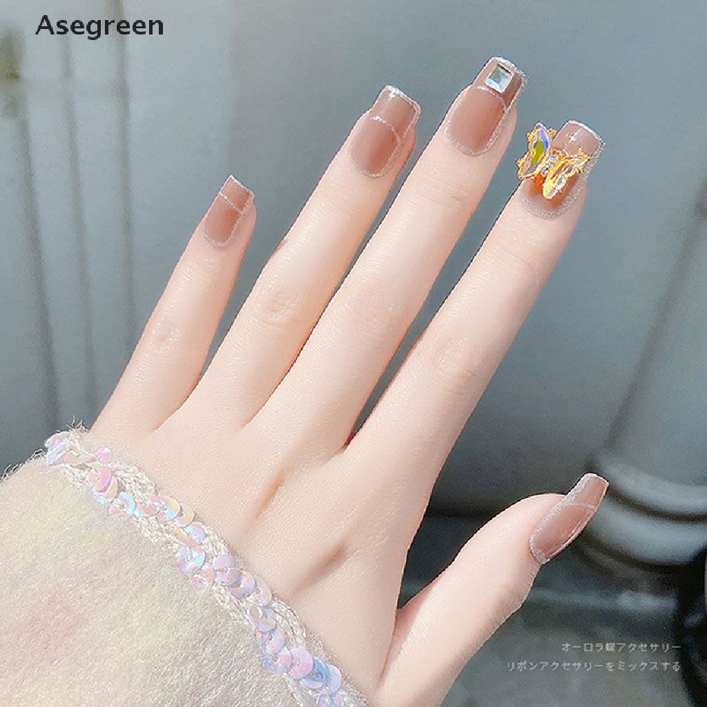 [Hàng mới về] Set 24 móng tay giả che phủ đầy đủ trang điểm cho nữ