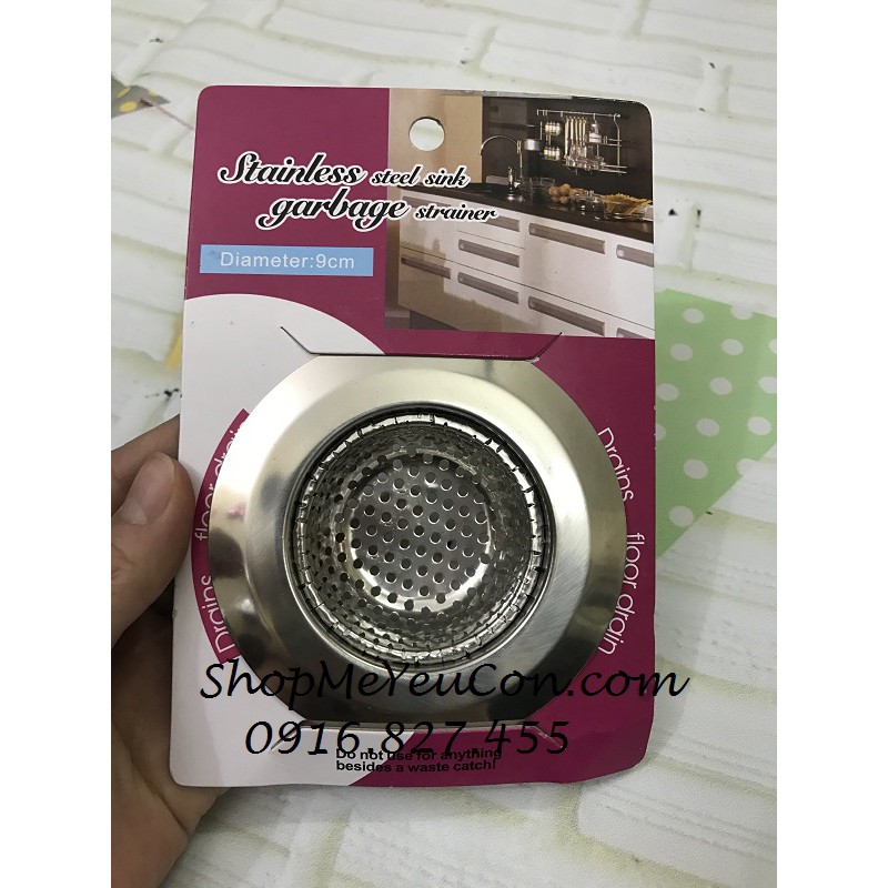 Lưới inox chắn rác bồn rửa loại Lỗ tròn, Lưới chặn rác bồn rửa bát, chậu rửa bát