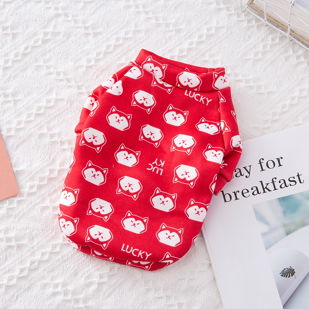 Quần áo cho chó mèo thú cưng chất liệu nỉ co giãn thời trang đáng yêu Tabby Pet Store