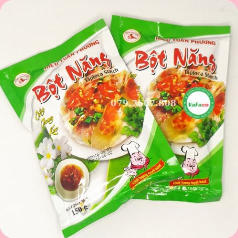 Bột Năng Tuấn Phương - Tạo độ sánh sệt cho món xào, soup, độ dai trong suốt cho bánh bột lọc 150gr ( Gói )