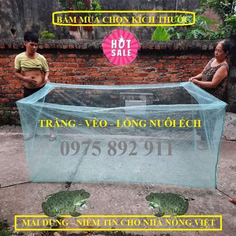 Lồng nuôi ếch ốc ếch cá - hàng sịn thái