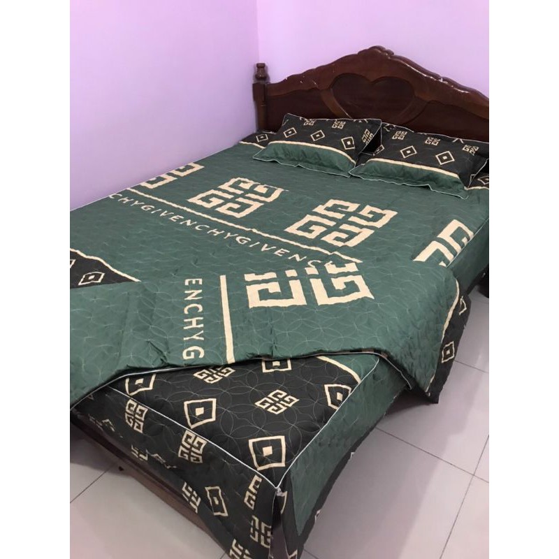 2m×2m2 ⛔Ga trần bông, ga phủ giường,bộ ga phủ trần bông 5 món xẻ góc