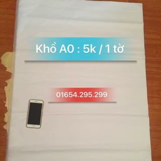 Giấy lụa mỏng scan hình xăm khổ to