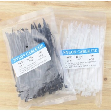 Túi 100 dây thít cáp, dây gút cáp nhựa (Nylon cable tie)
