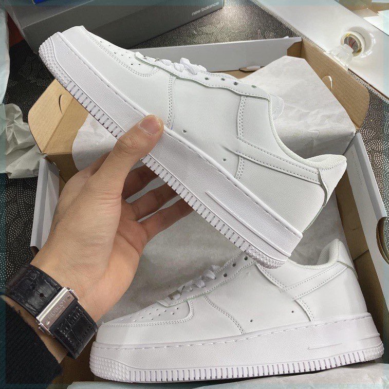 Giày_Nike Trắng AF1 Nam Nữ, Giày_Nike Air Force 1 Trắng Cao Cấp Full Size Nam Nữ Đi Học Hot Trend Full Box Jinx.Sneaker