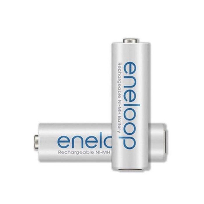 Pin Sạc Panasonic Eneloop AA 2000mah BK-3MCCE2BT2 (Vỉ 2 Viên) (Trắng) - Hàng Chính Hãng