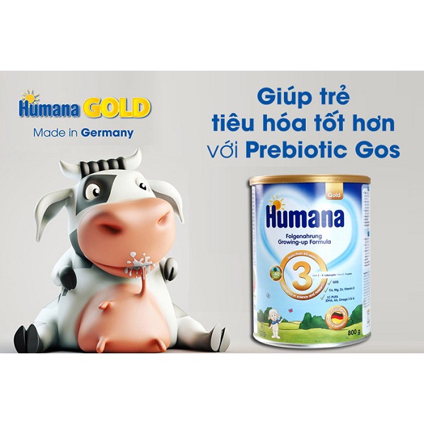 Sữa Humana Gold Đức đủ số 1,2,3 CHÍNH HÃNG