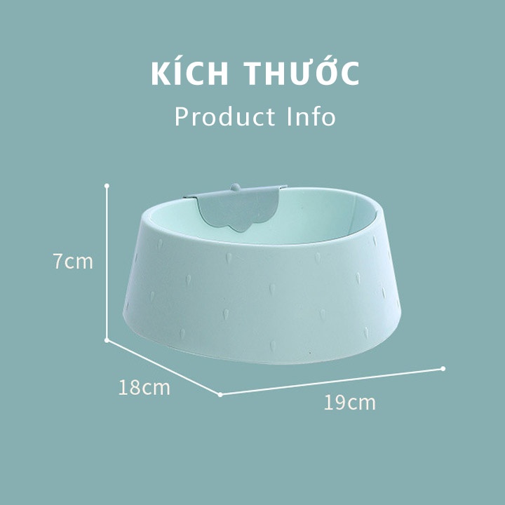 Bát Ăn Cho Thú Cưng Chó Mèo Hình Quả Dâu Tây #MintPet