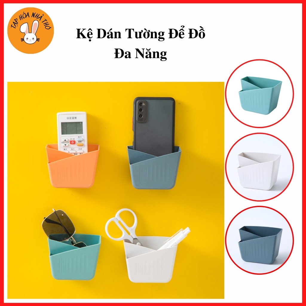 Kệ Dán Tường Để Đồ Đa Năng, để Điện Thoại, Điều Khiển