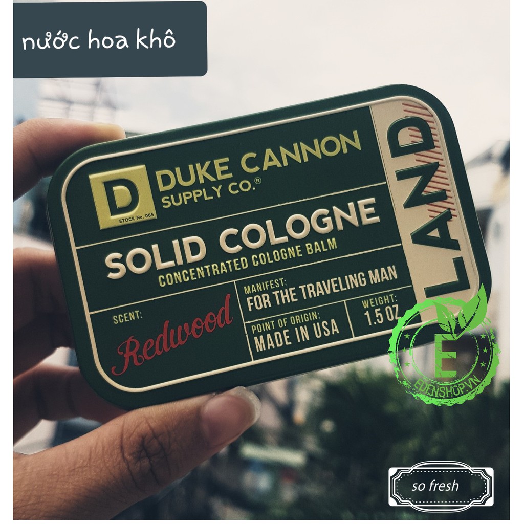[CHÍNH HÃNG - FULL 3 MÙI] NƯỚC HOA KHÔ NAM cao cấp DUKE CANNON Bourbon/Land/Air -Hương thơm quyến rũ, lưu hương bền lâu | BigBuy360 - bigbuy360.vn