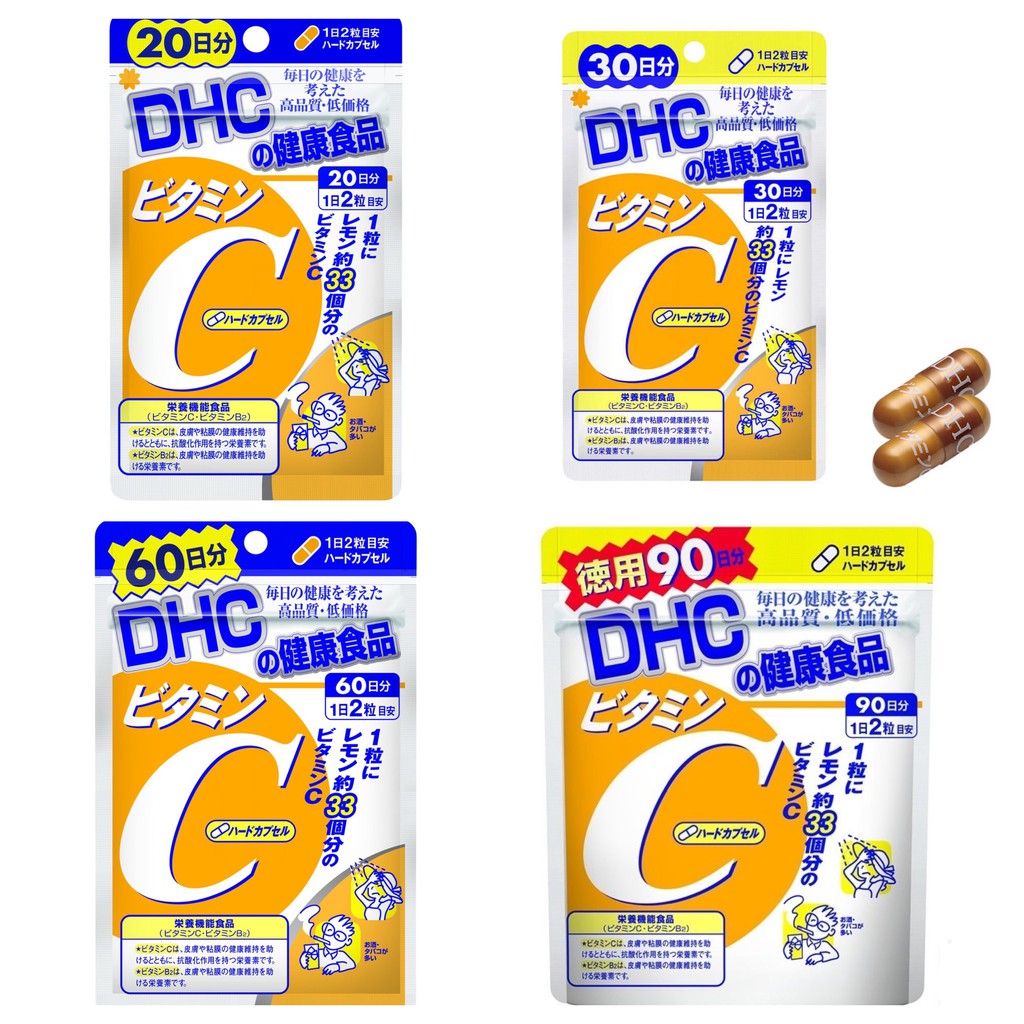 Viên uống DHC Bổ sung Vitamin C Nhật Bản | Thế Giới Skin Care