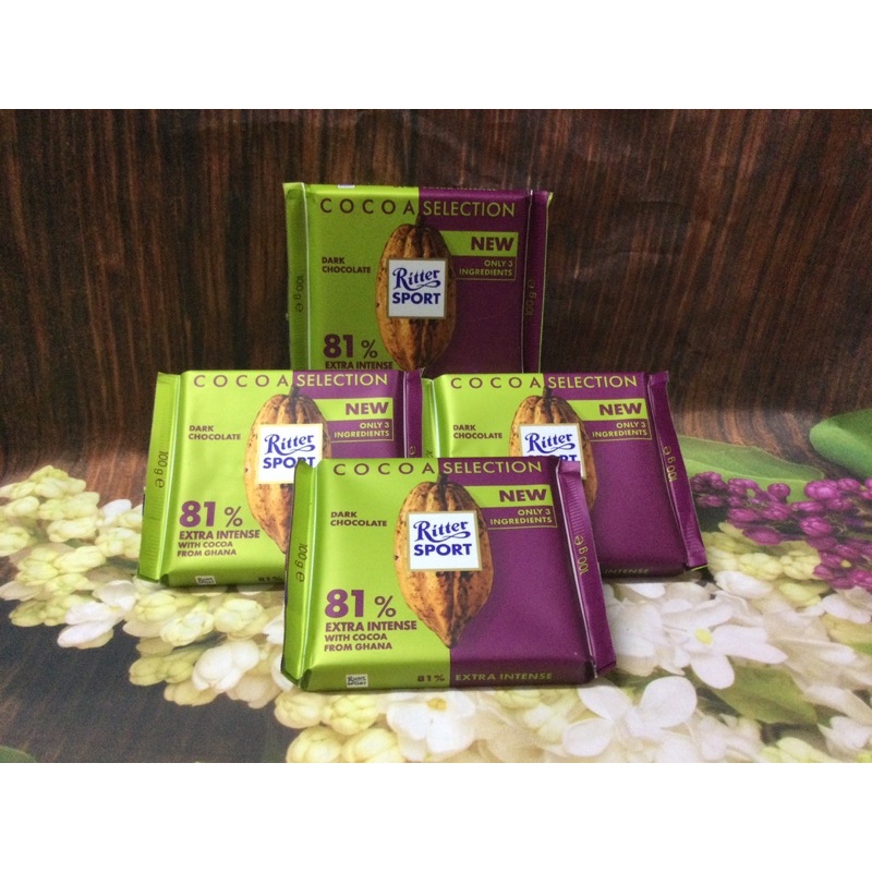 Socola đen 81% cacao hiệu Ritter Sport