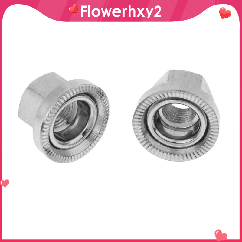 [ReadyStock]2Pcs Replacement Bicycle Bike Rear Hub Axle Nut - Strong & Durable