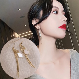 🔥 Khuyên tai nữ tua rua dáng dài nhỏ xinh Hàn Quốc - Bông tai BT130