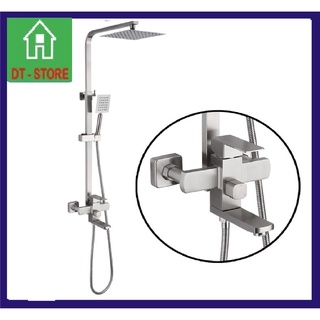Sen cây tắm đứng korea vuông nóng lạnh, inox sus304 cao cấp, củ sen nặng 2.6kg