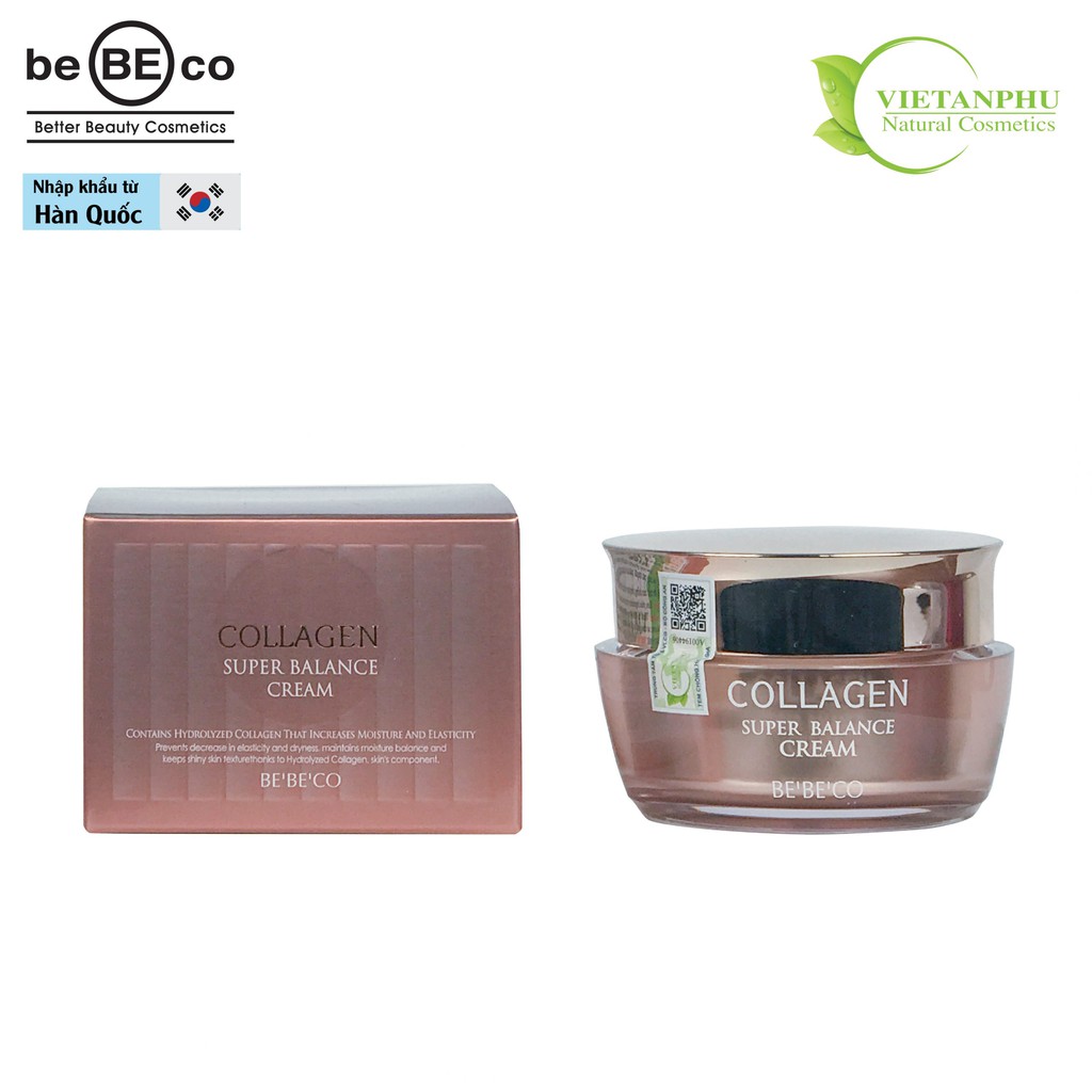 Kem dưỡng tái tạo da Collagen chống lão hóa và trẻ hóa làn da BEBECO Hàn Quốc cung cấp độ ẩm nuôi dưỡng tế bào