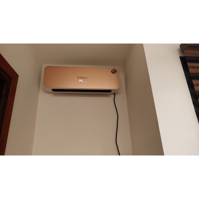 Máy sưởi gốm Erito HCB18R - 1800W, màu trắng, kích thước 755x130x135mm