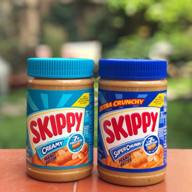 Bơ đậu phộng Skippy 462g - Hạt/Mịn (Mỹ)