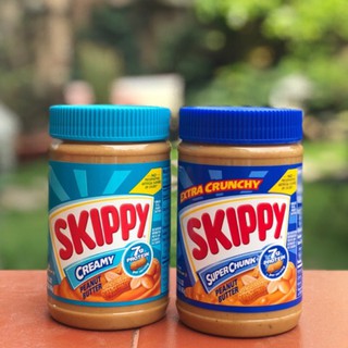 Bơ đậu phộng skippy 462g - hạt/mịn