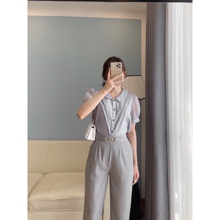 Áo sơ mi né viền đen