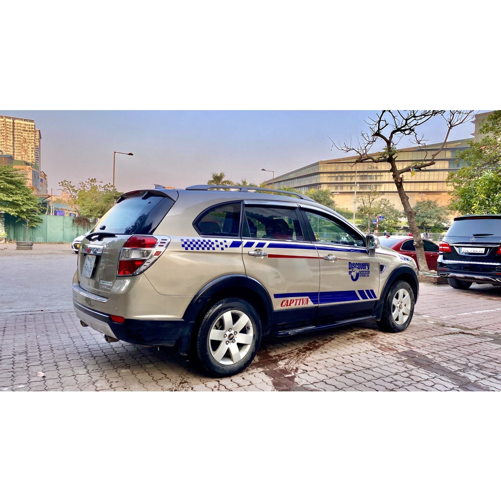 Decal Thể Thao Dán Trang Trí Xe Captiva