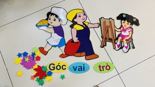 Tranh góc trang trí dán tường mầm non