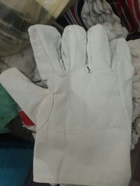 10 đôi găng tay vải bạt trắng