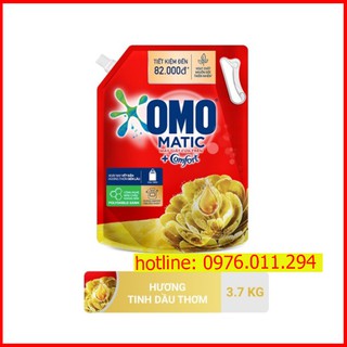 Nước giặt omo matic cửa trên 3.7kg tinh dầu thơm