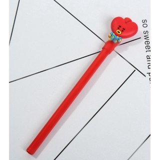 Bút BT 21 dễ thương - mực đentg