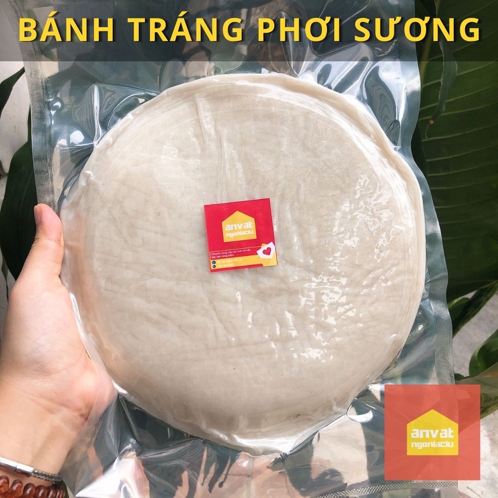 (TẶNG BƠ 0Đ) COMBO BÁNH TRÁNG &quot;CHÂN ÁI&quot;: 200g bánh tráng phơi sương dẻo + 100g MUỐI TÓP MỠ siêu đỉnh
