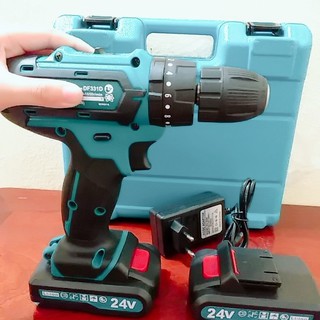 Máy khoan pin MAKITA 24V chuẩn 5 cell, máy khoan cầm tay, máy bắt vít cao cấp