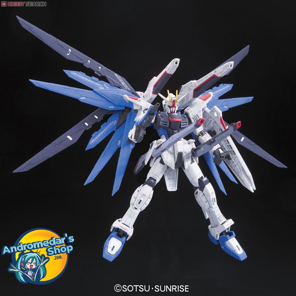 [Bandai] Mô hình lắp ráp ZGMF-X10A Freedom Gundam (RG) (Gundam Model Kits)