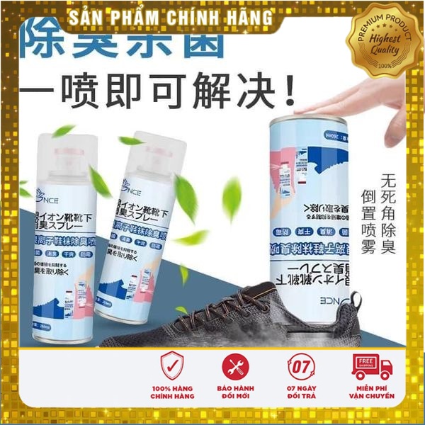 Xịt khử mùi giày công nghệ nano bạc thơm chống hôi giầy - TuanBoutique