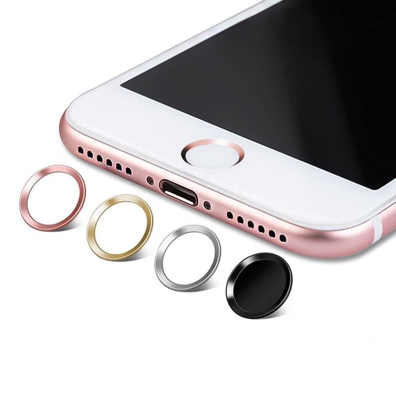 Miếng Dán Nút Home Bằng Kim Loại Cho Iphone