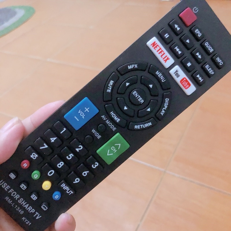 Remote tivi sharp internet