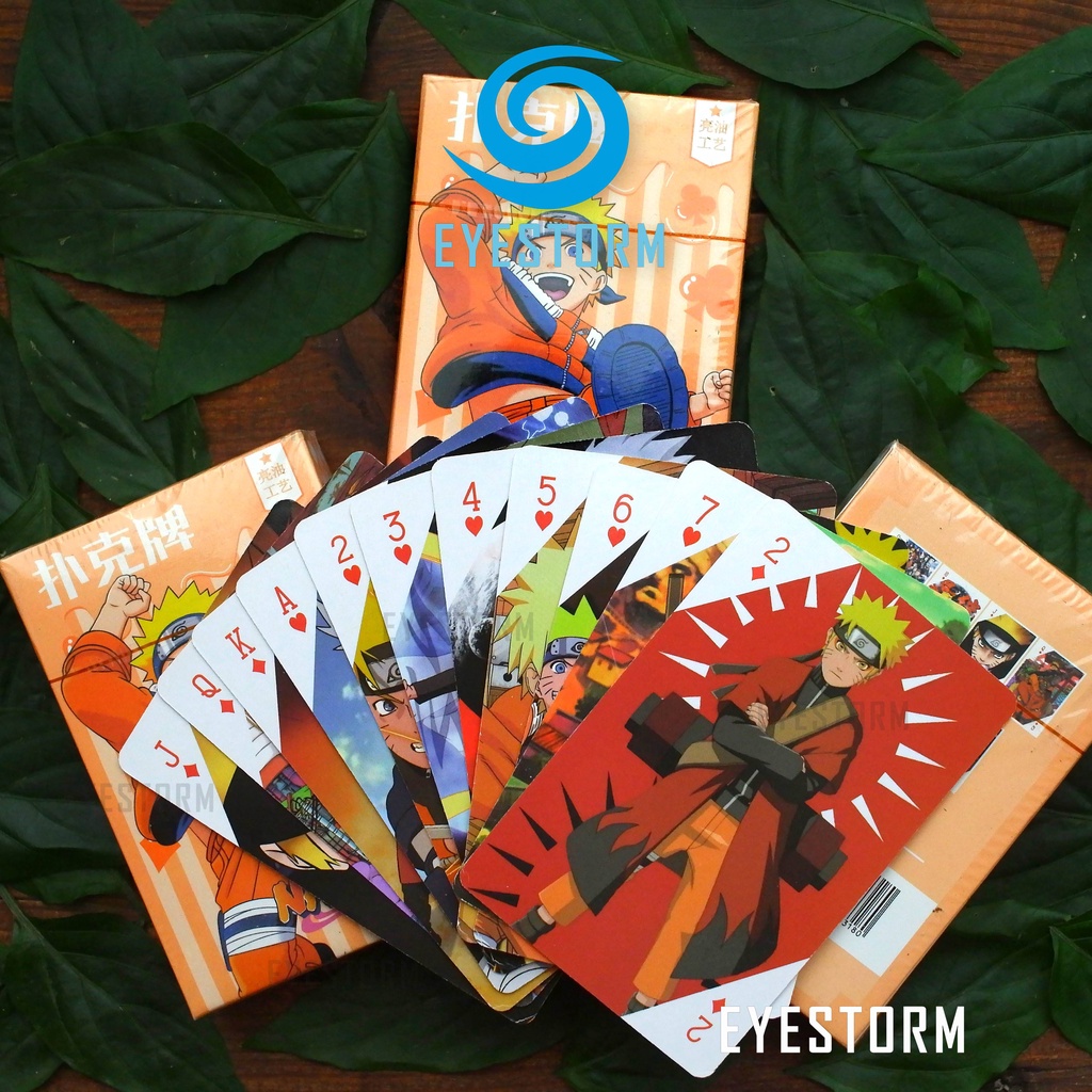 Bài tây anime NARUTO, tú lơ khơ, manga - Poker S - 54 lá