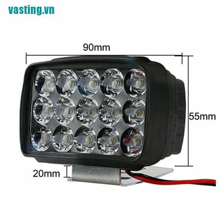 Đèn pha LED 15 bóng 1000LM cho xe máy