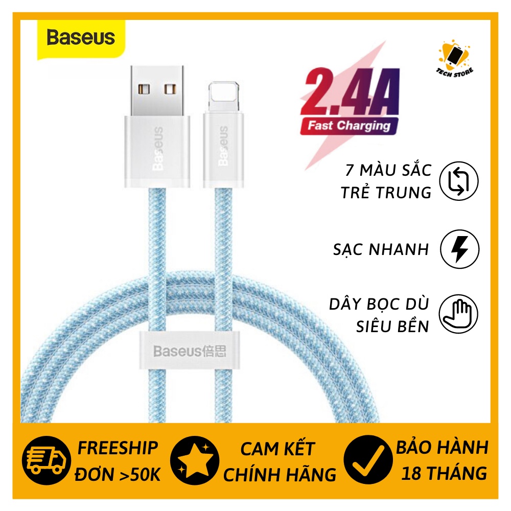 Dây cáp sạc nhanh IPBASEUS DYNAMIC SERIES IP6 7 8 Plus X 11
