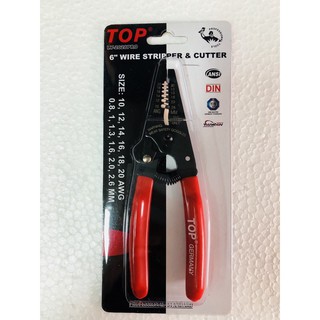 Kìm tuốt dây điện 6" (150mm) Top - LY-2028PRO
