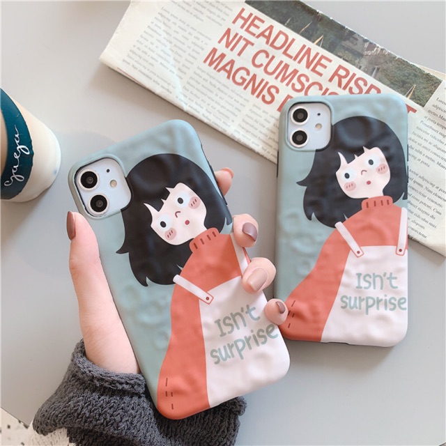 Ốp iphone cô gái tóc ngắn