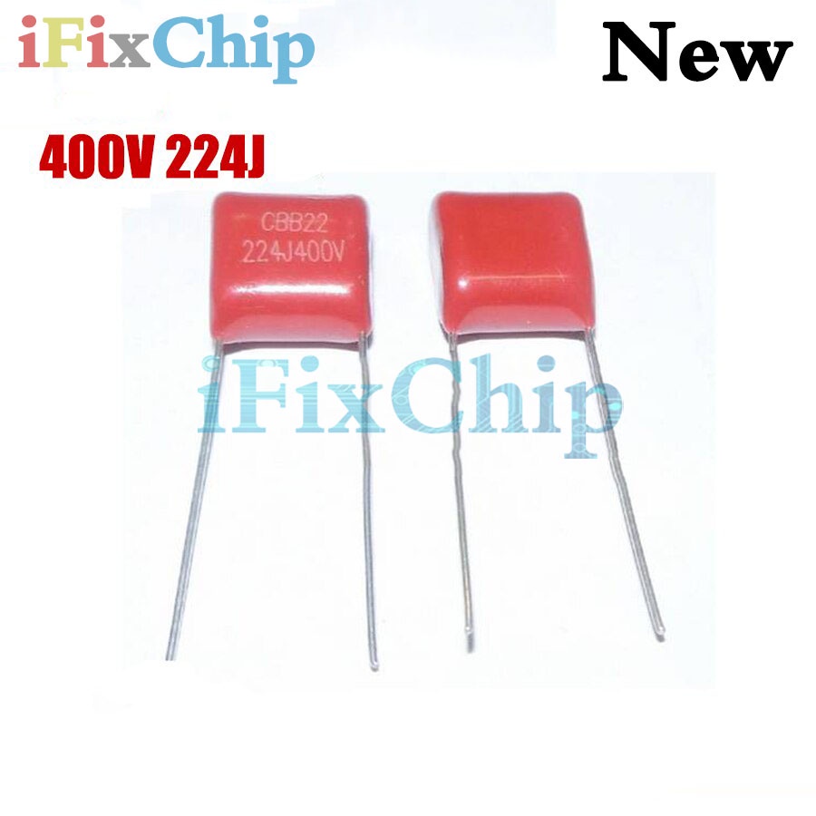 20 CÁI 400V224J 400V 0.22UF 220NF 400V 224J 224 CBB P10 Tụ điện phim Polypropylen