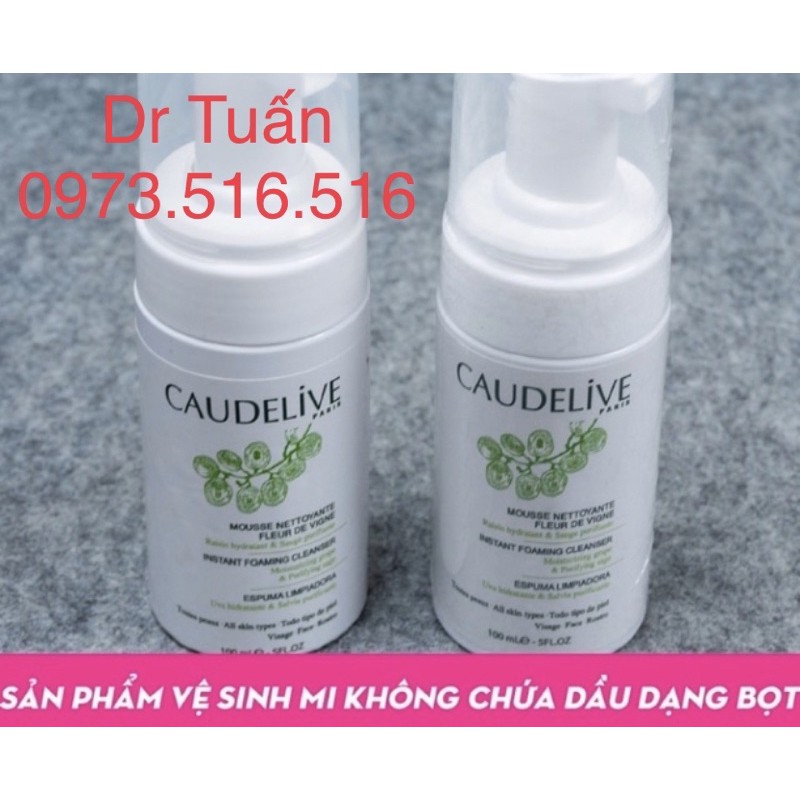 chai tạo bọt vệ sinh mi caudelive. dụng cụ nối mi mr Tuấn.