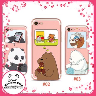 Ốp IPHONE Lưng - M29 STICKER GẤU ĐÁNG YÊU